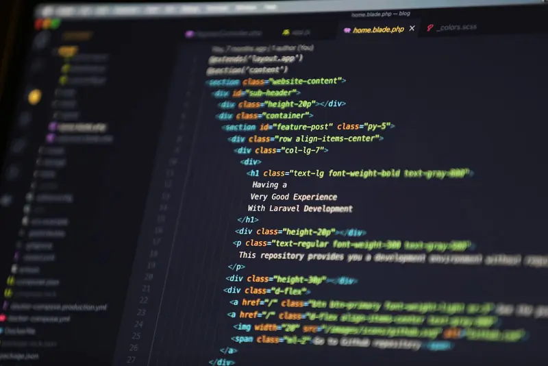 an editor with markup on screen